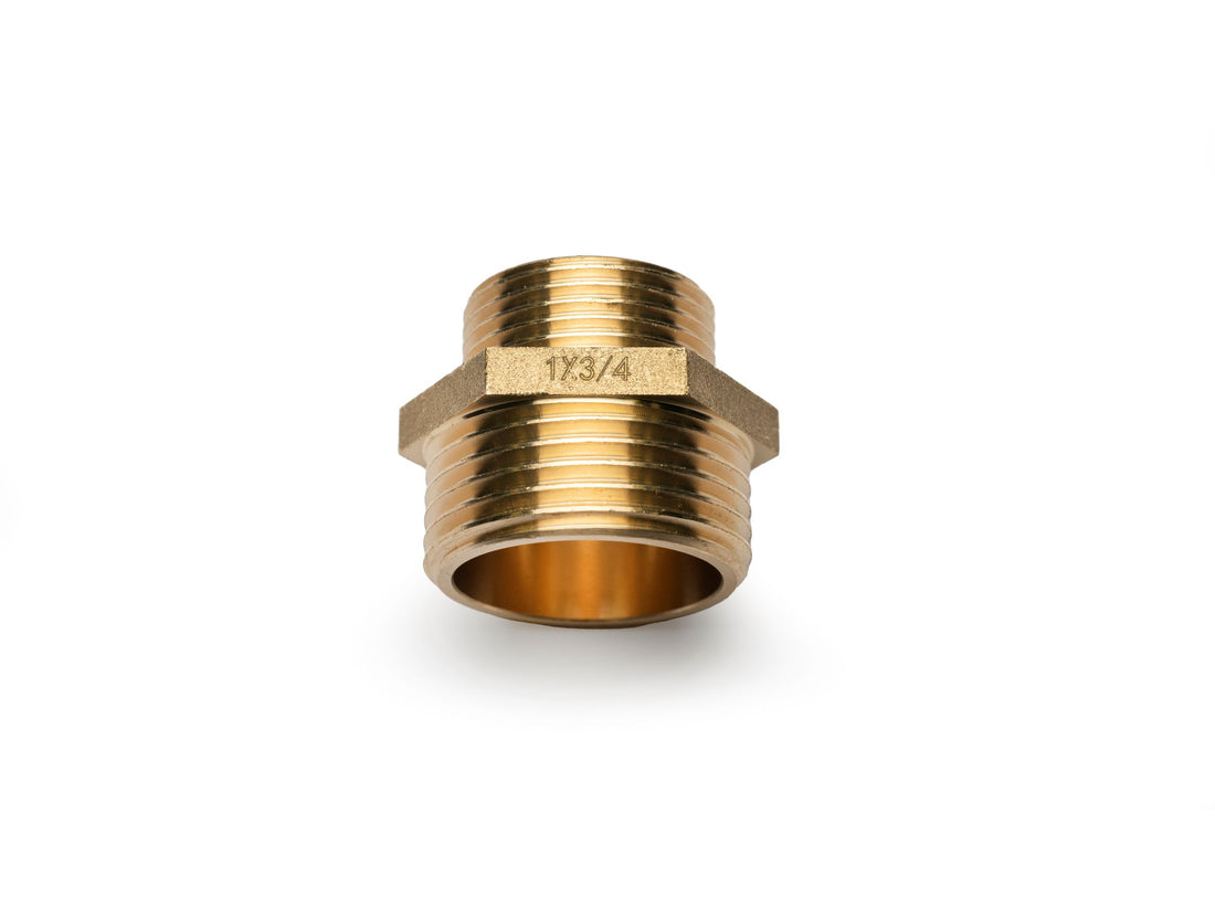 TankBoost Pressure Vessel Outlet Connector (1" Male to 3/4" Male)(ACCTNKB1MT34MT)