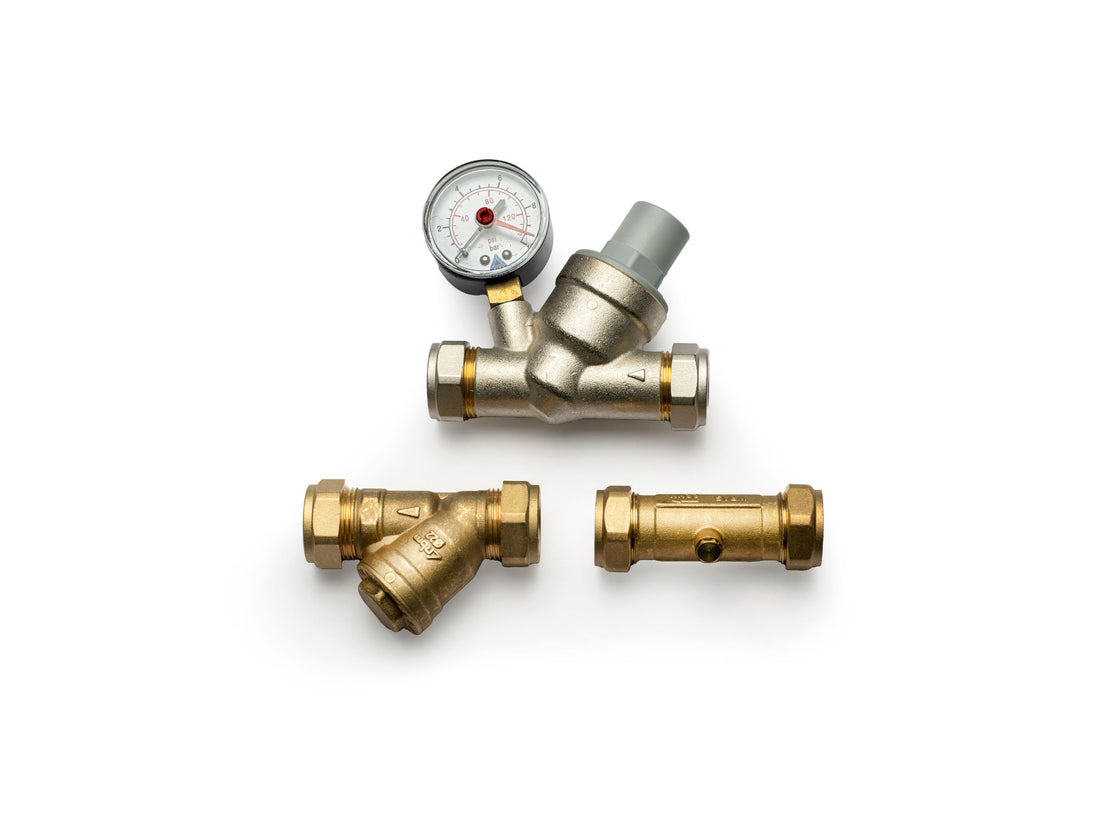 Upstream Kit 22mm (Inline Filter, Double Check Valve, PRV)(ACCUPSTRM22)