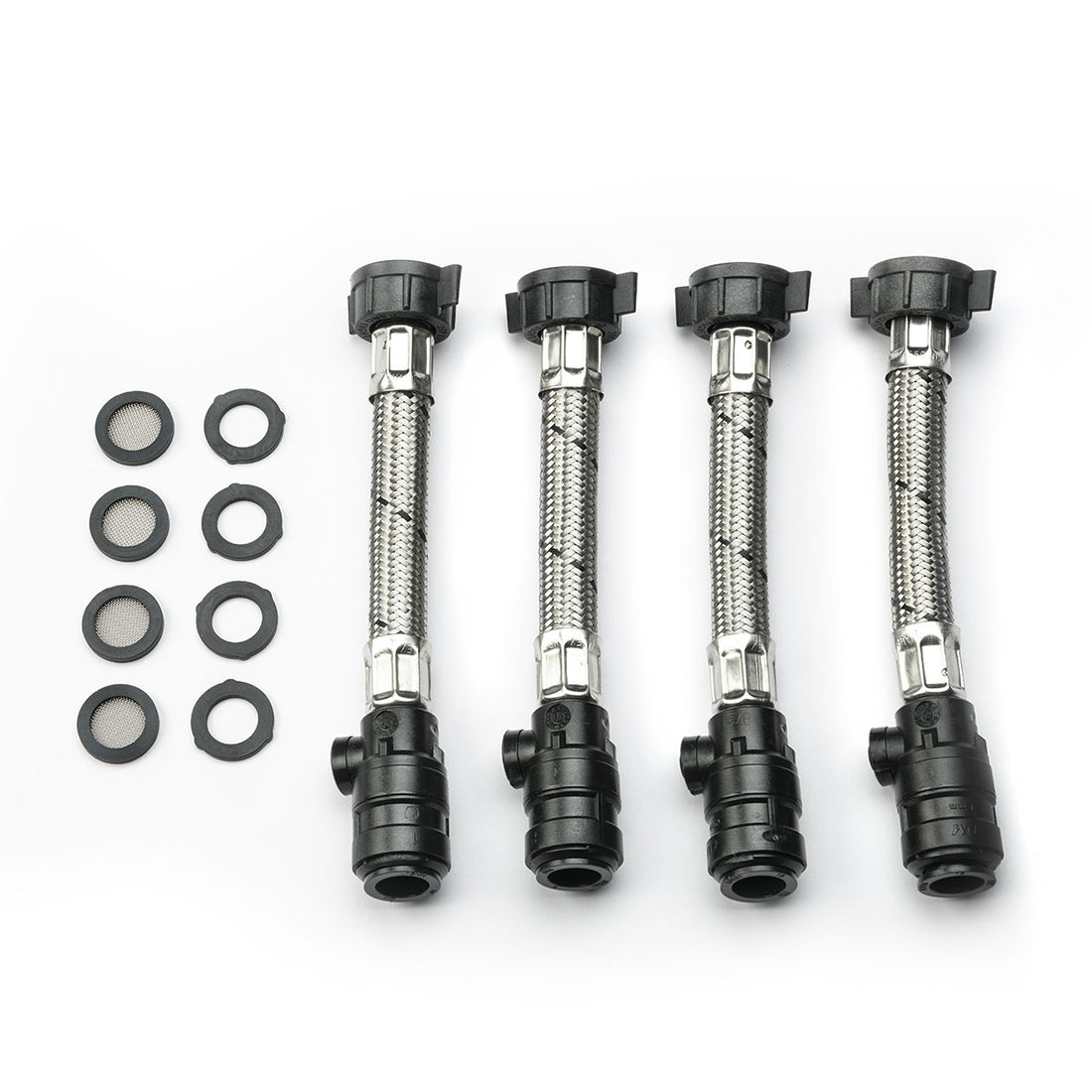 4 x 15mm Anti Vibration Couplers (Straight) (AV1)