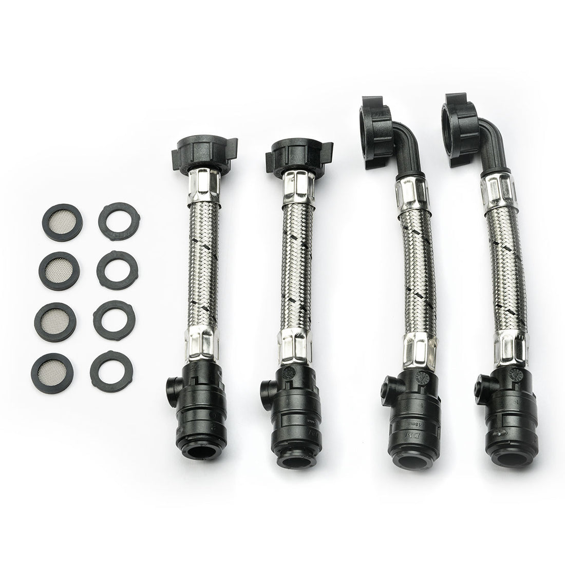 4 x 15mm Anti Vibration Couplers (2 x Straight, 2 x Angled) (AV2)