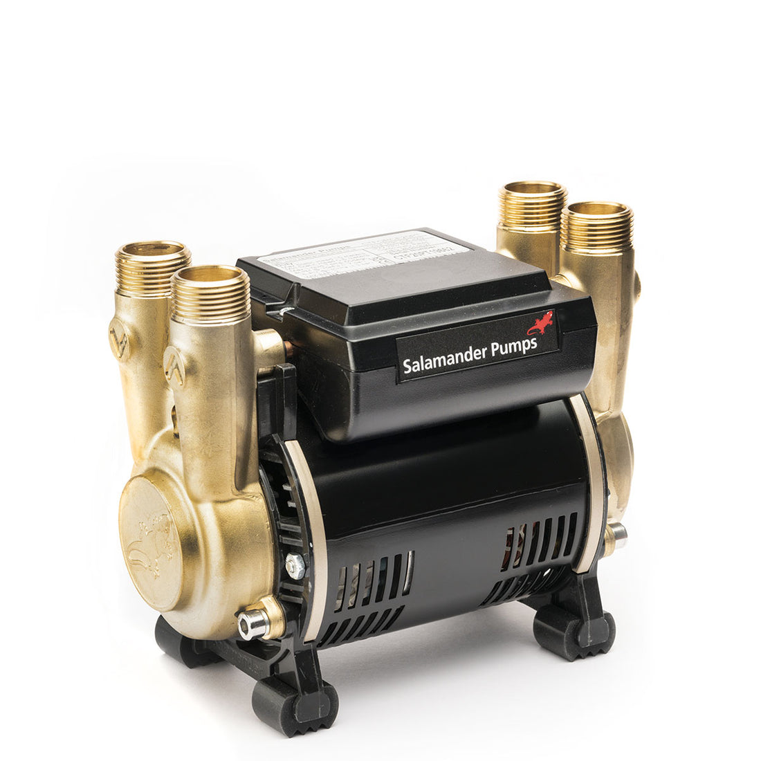 CTFORCE 20PT - 2.0 bar twin brass ended positive head regenerative shower pump